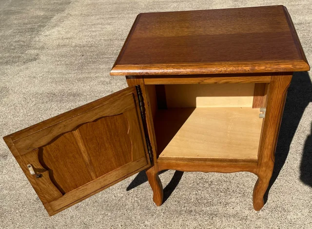 Vintage French Country Night Stand | Chairish